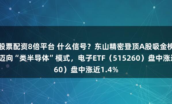 股票配资8倍平台 什么信号？东山精密登顶A股吸金榜！PCB迈向“类半导体”模式，电子ETF（515260）盘中涨近1.4%
